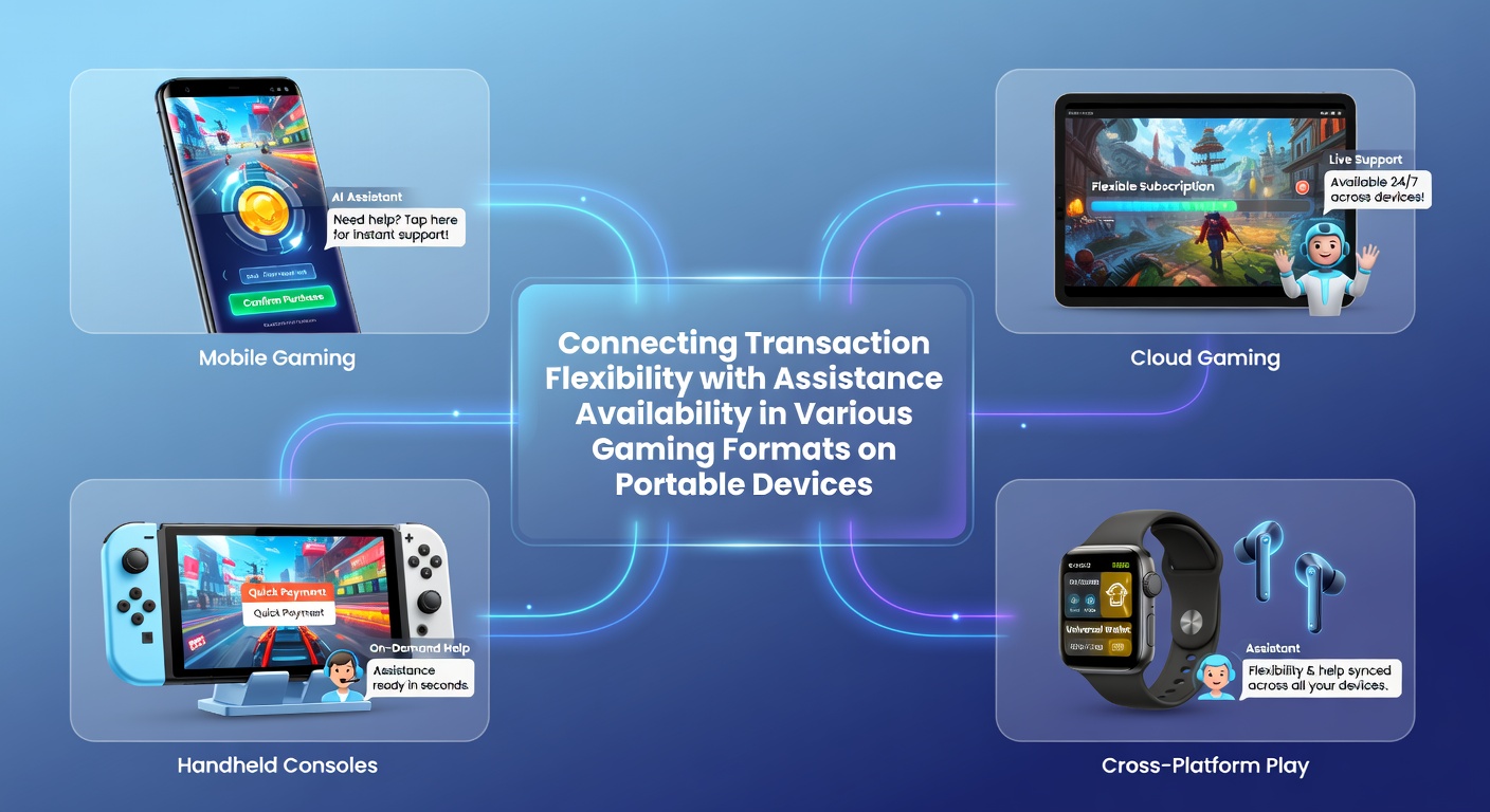 Mobile Transaktionen und Support in Gaming-Formaten auf Smartphones und Tablets