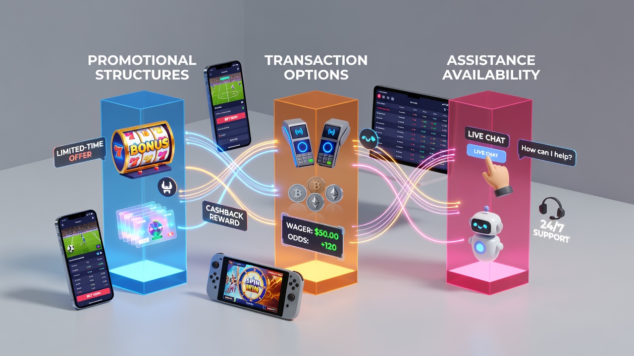 Mobile Gaming- und Wettanwendungen mit integrierten Werbe- und Transaktionsfunktionen auf Smartphone und Tablet