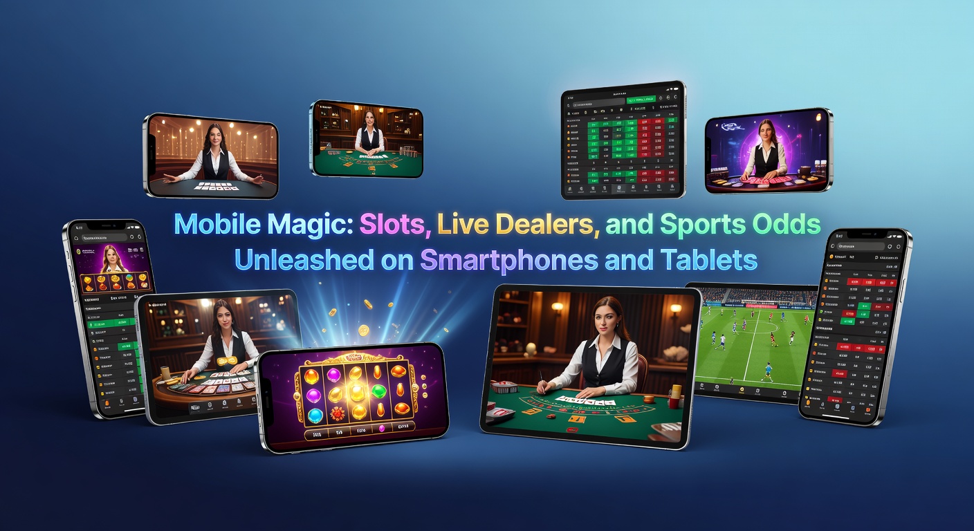 Tablet mit Live-Dealer-Roulette-Tisch und umliegenden Sportwetten-Optionen, illustriert die nahtlose Multi-Tasking-Fähigkeit mobiler Plattformen